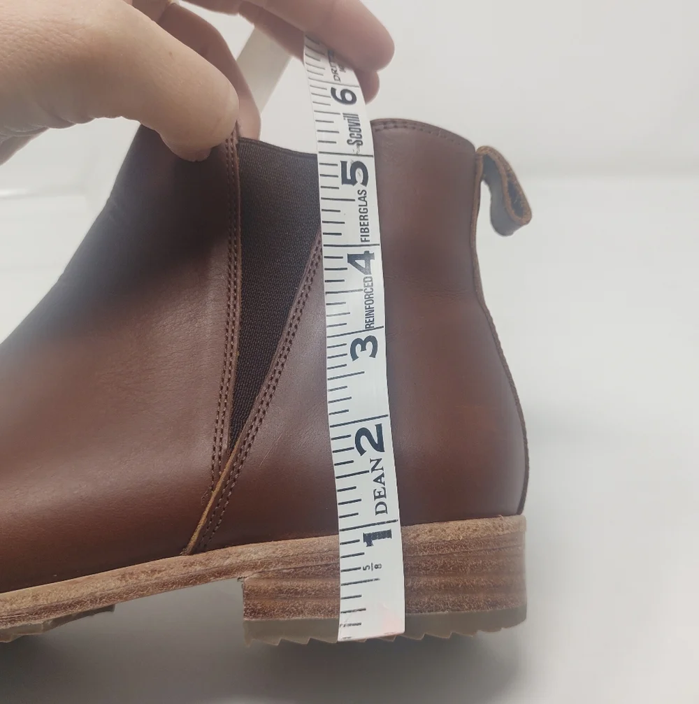 NISOLO Eva Everyday Chelsea Boot leather brown minimalist work Water-resistant